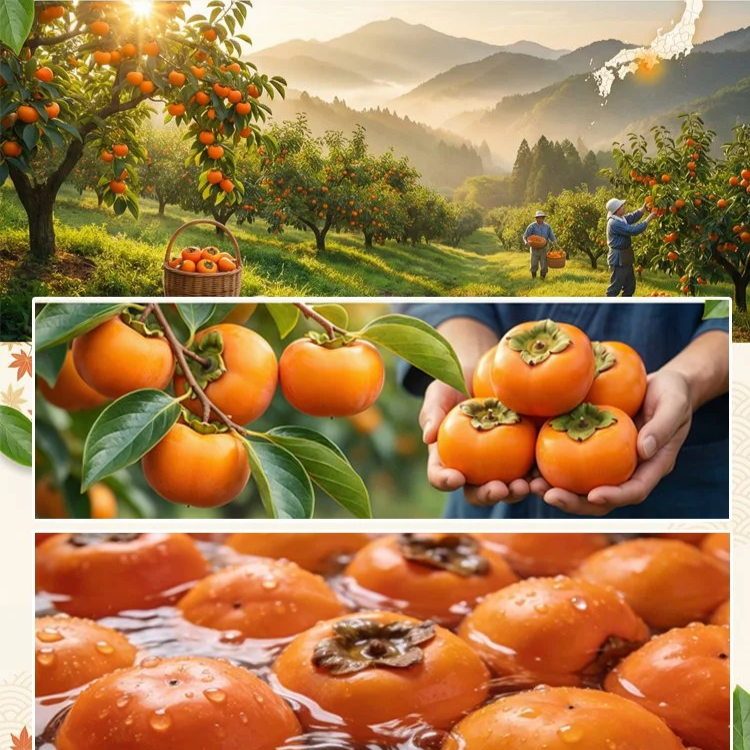 Knusprige Kaki-Chips – Frischer Snack