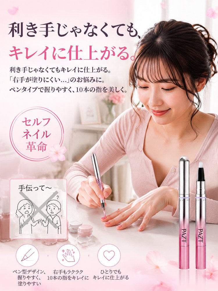 1本6役マグネットネイルペン - detail 23