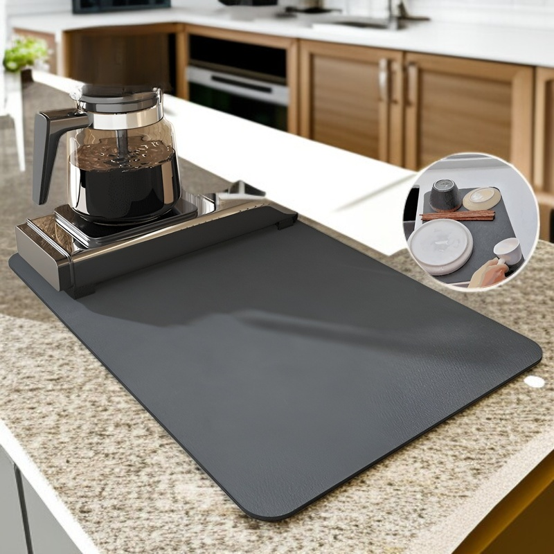 حصيرة أكواب من طين الدياتوم فائقة الامتصاص وغير قابلة للانزلاق