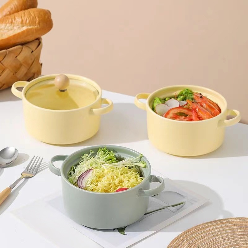 Multi-purpose Ceramic Bowl with Lid