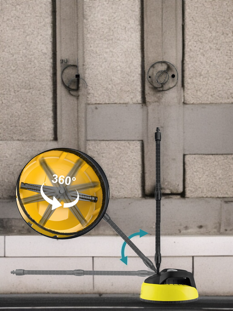 【정원 항상 깨끗】 청소 브러시