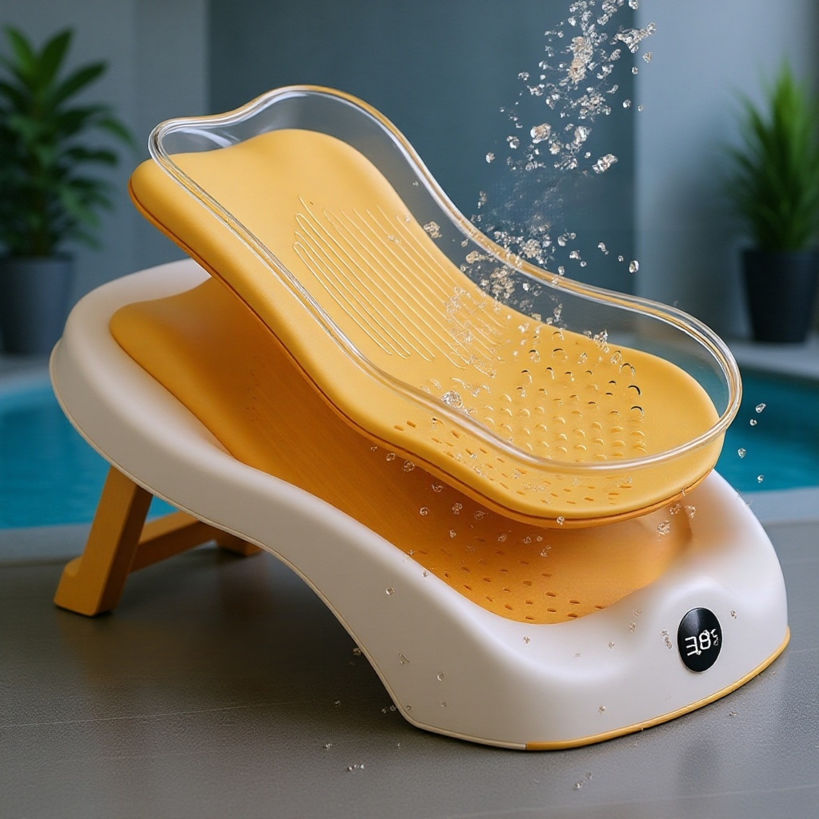 Baby bath shelf