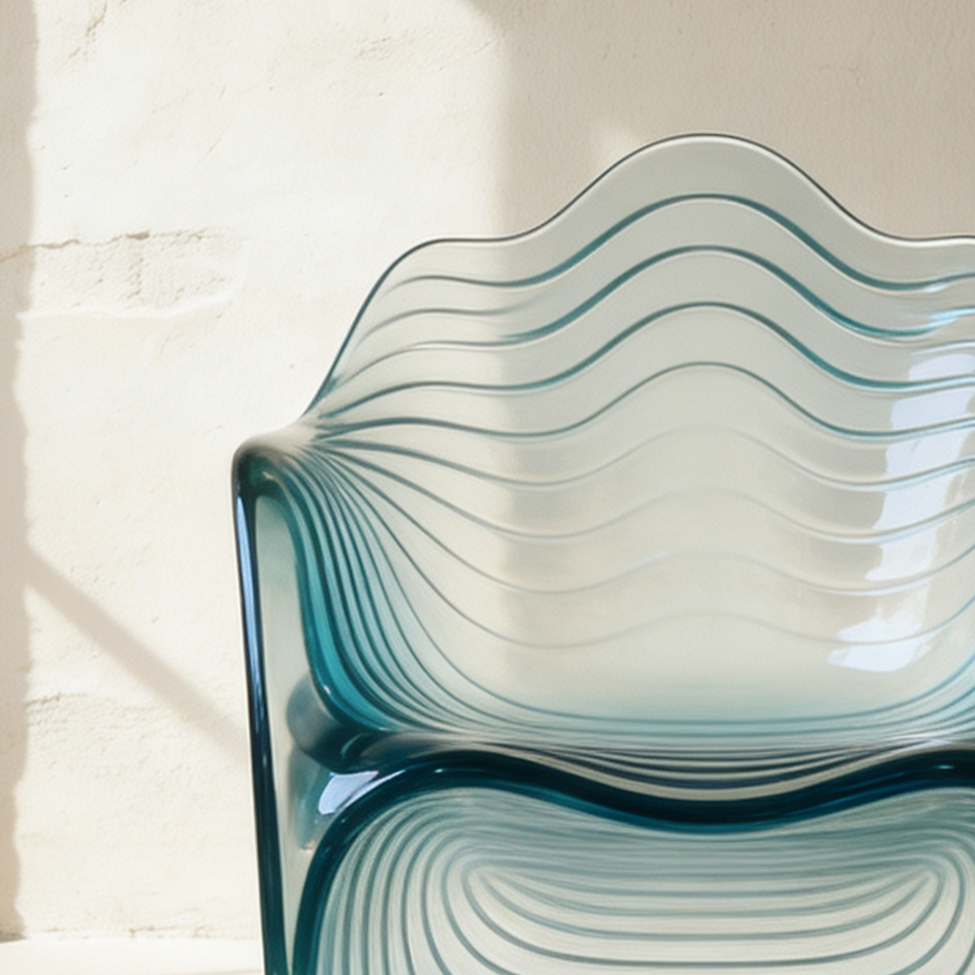 透明樹脂製チェア