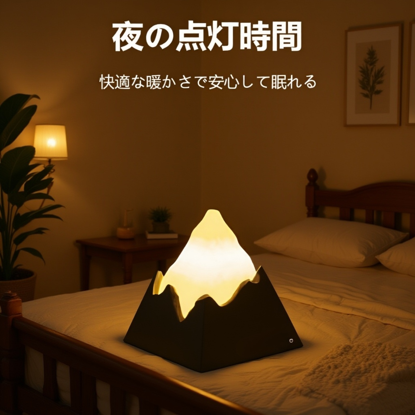 癒しの香りを拡散するアロマストーンランプのアップ画像