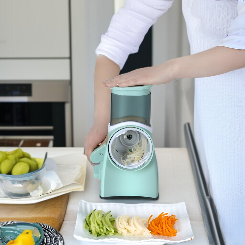 ストーム野菜カッティングツールキッチンポテトシュレッダー家庭用おろし金多機能ドラムスライサー