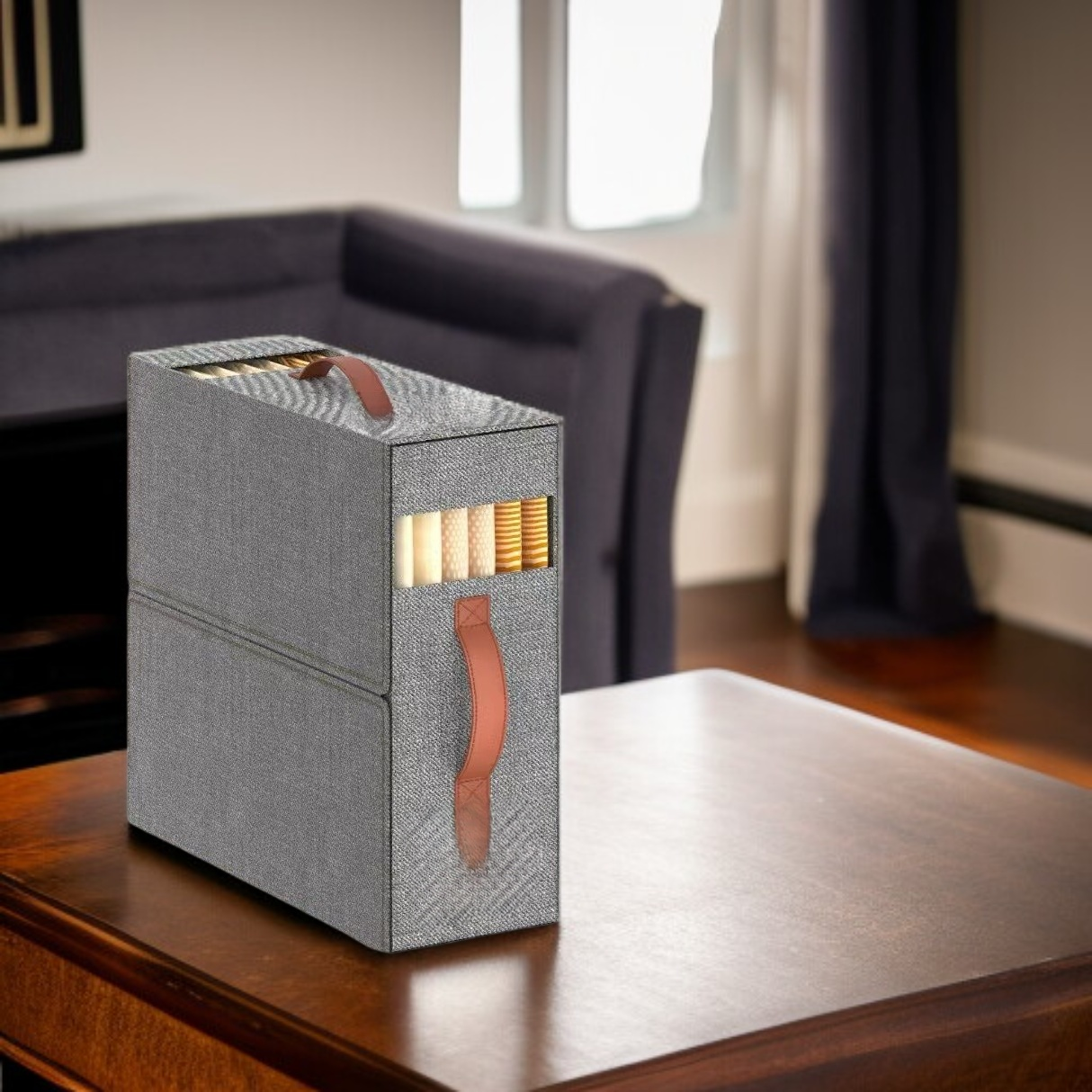 작은 공간에 적합한 접이식 수납함