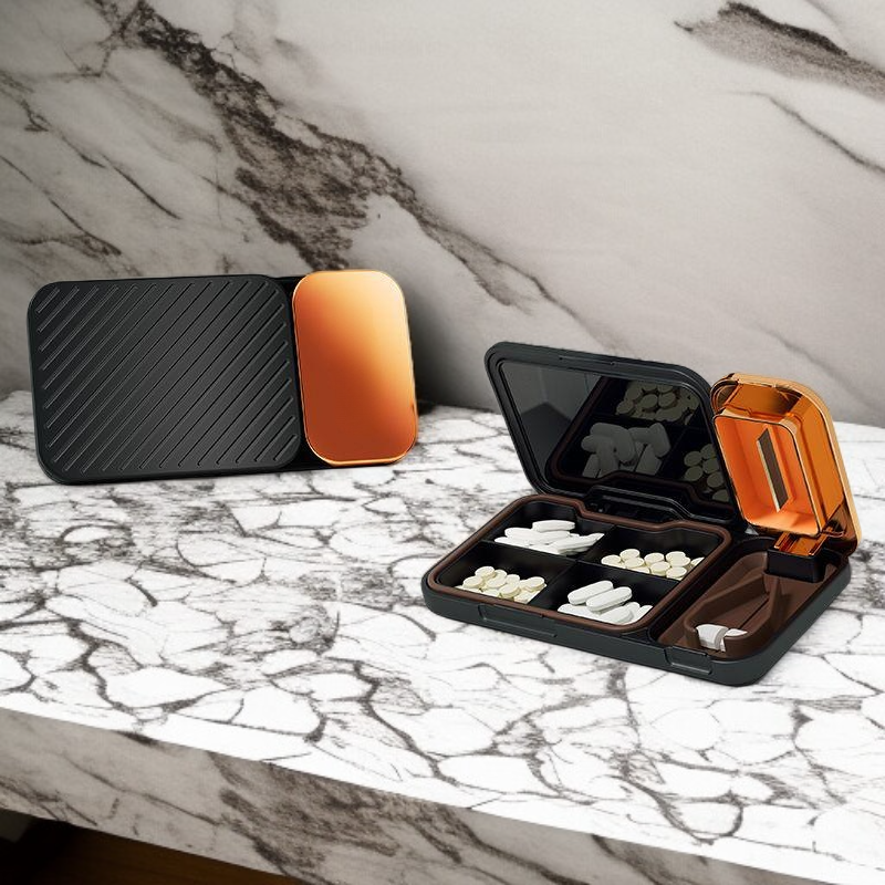 휴대용 약통 내부 칸막이 구조