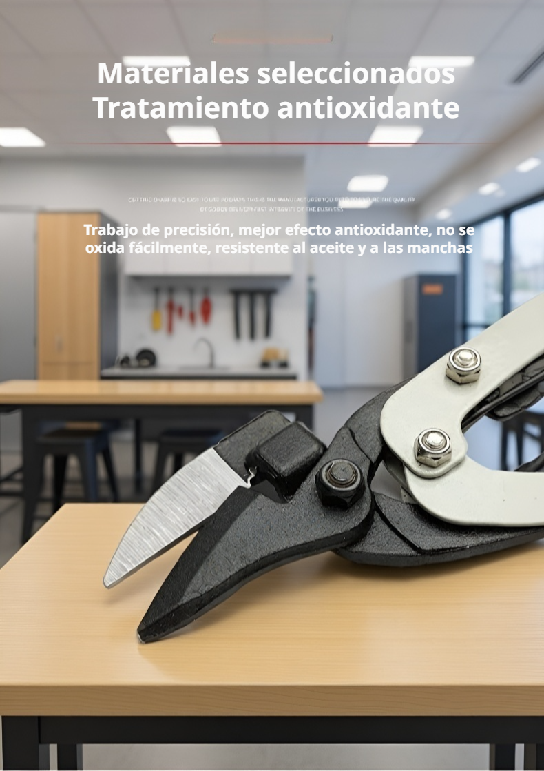 Tijeras para perfiles metálicos y paneles de aluminio