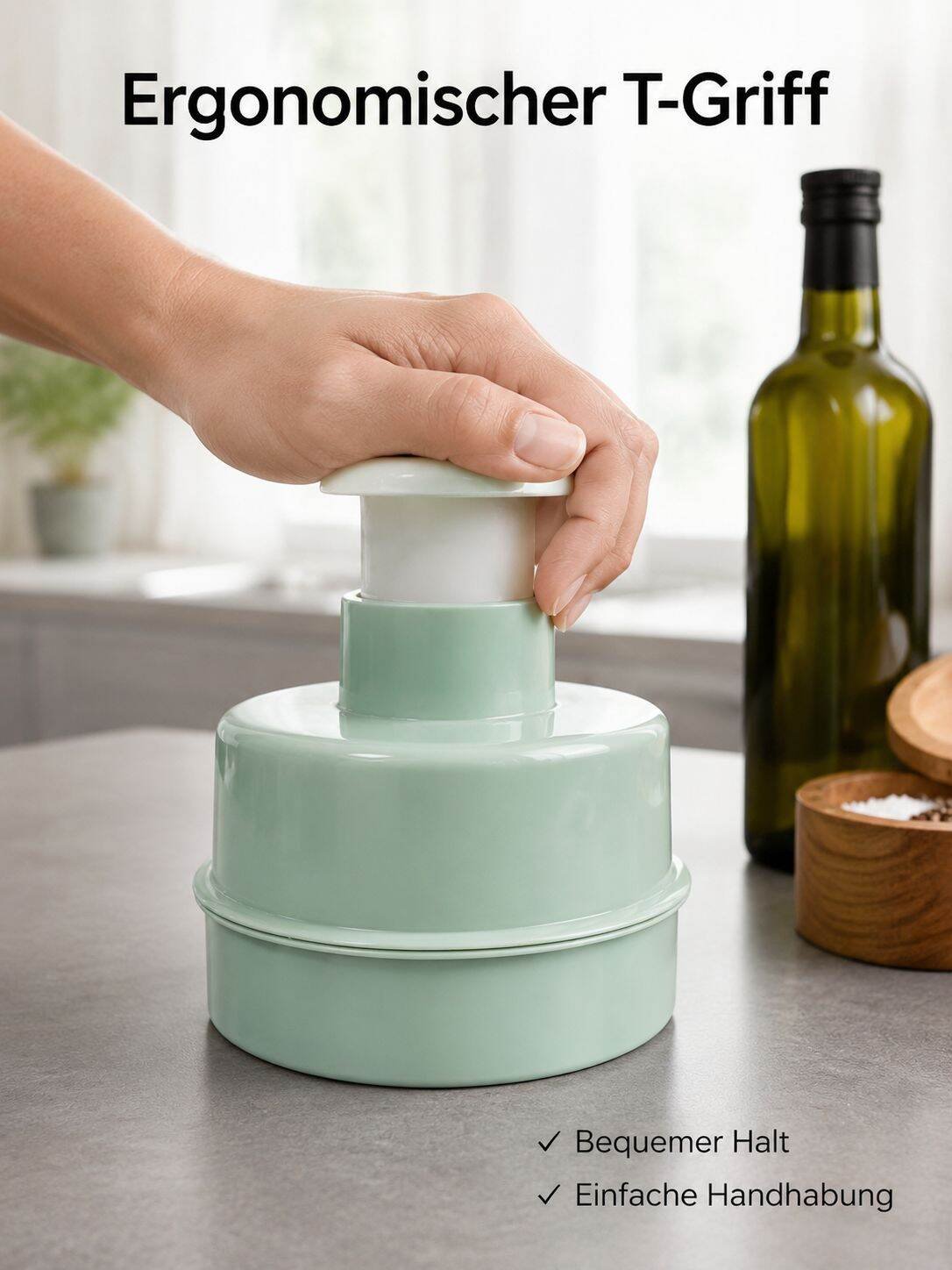 Küchen-Fleischpresse mit automatischem Rückprall