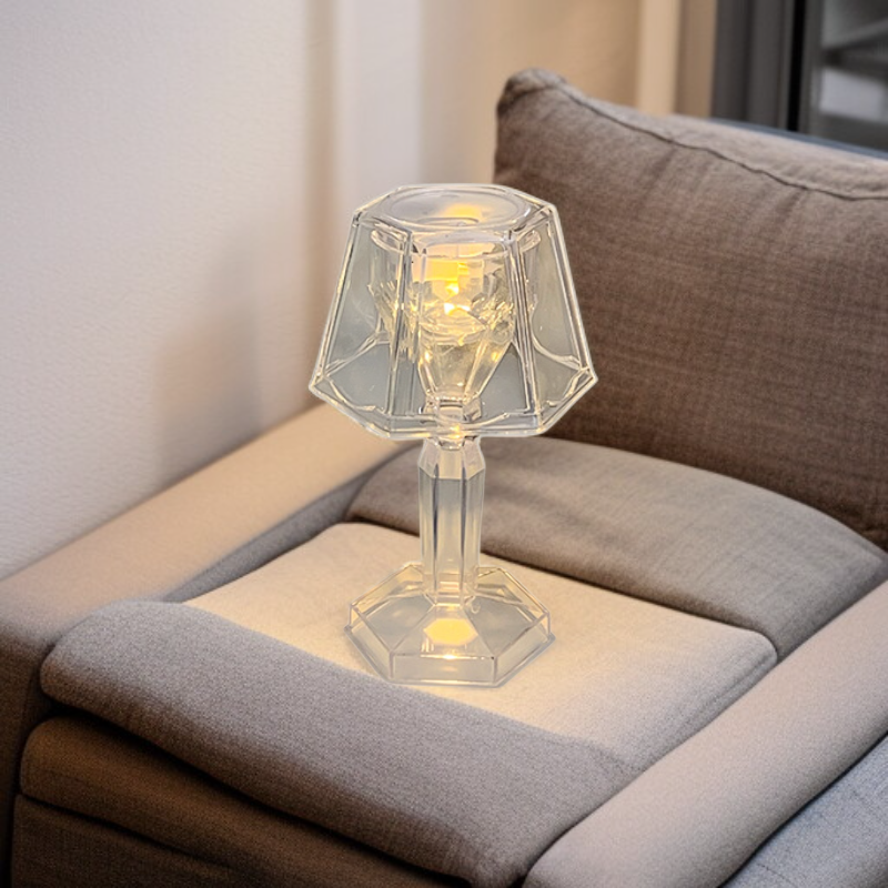 クリスタルテーブルランプ