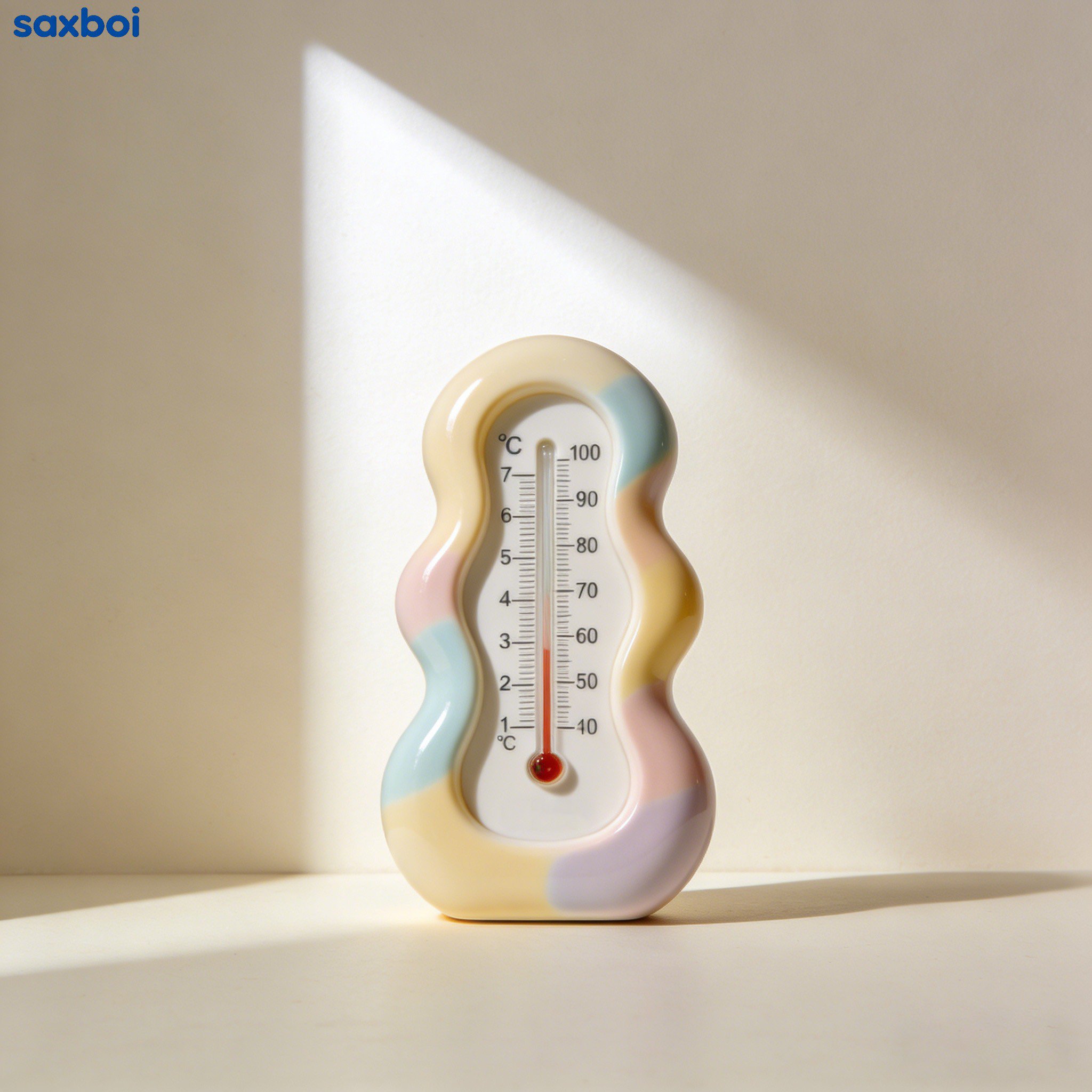 カラーブロック温度計