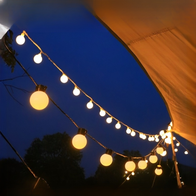  Outdoor String Lights for Camping Tent and Garden