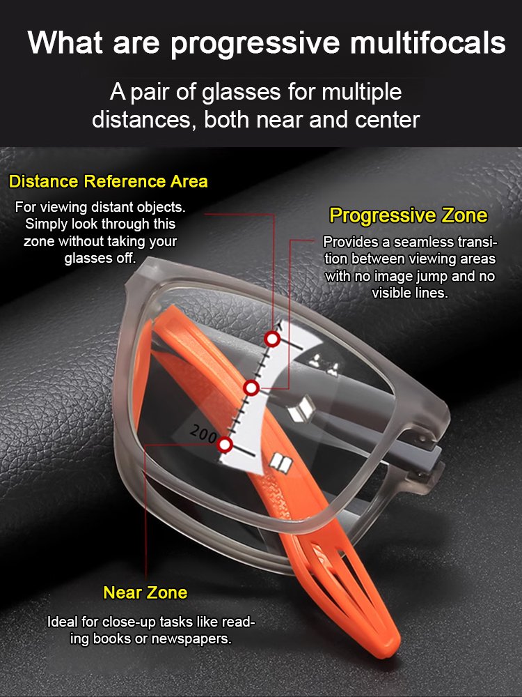Ultra-light comfortable anti-blue light folding reading glasses