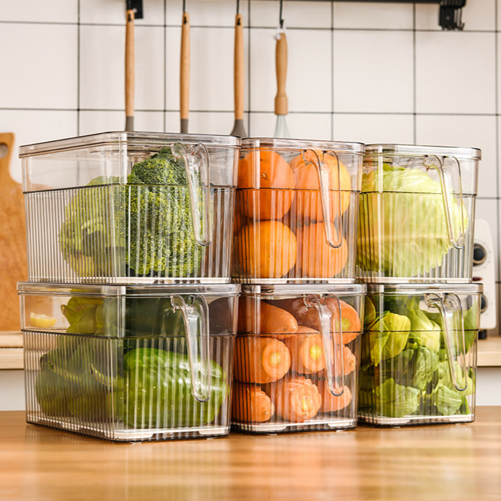 食品級冰箱收納盒 冷凍食物專用儲物盒 廚房日式保鮮盒 蔬菜保鮮收納盒