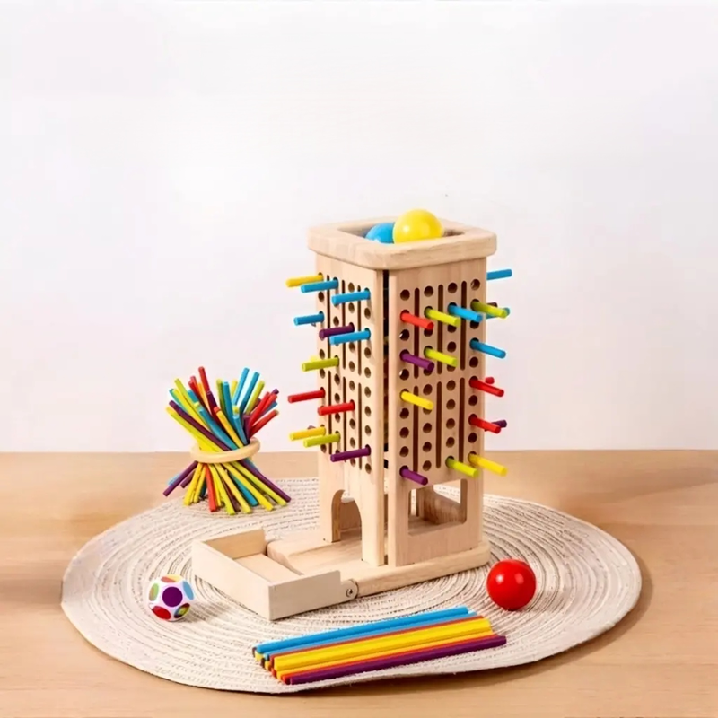Parent-Child Interactive Color Recognition Balance Board Game