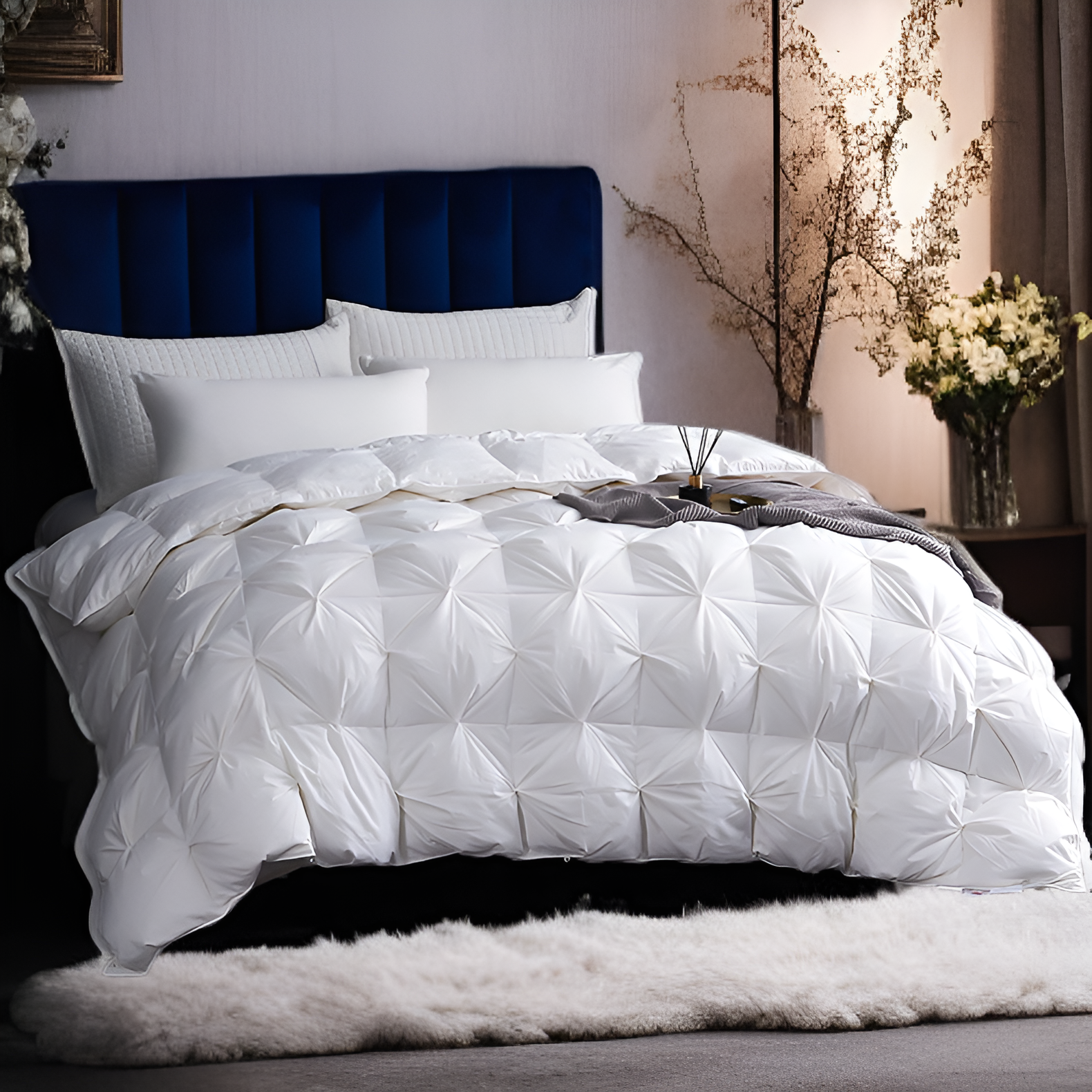 水洗い可能な抗菌羽毛布団