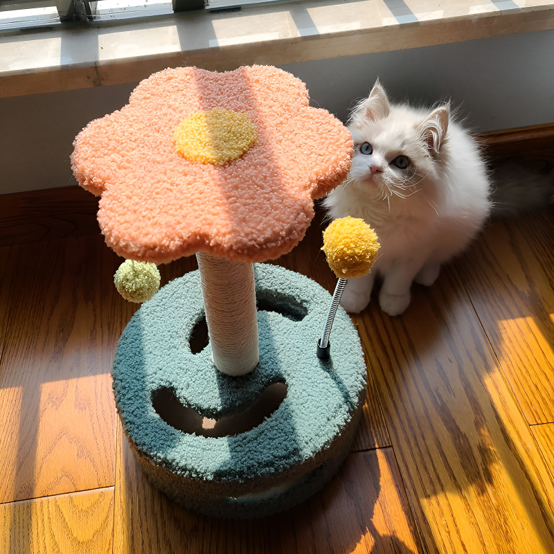 Small Rotating Cat Scratcher Toy