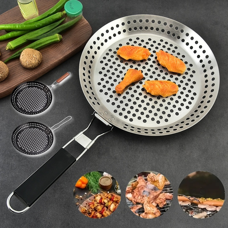 Foldable Handle Grill Pan