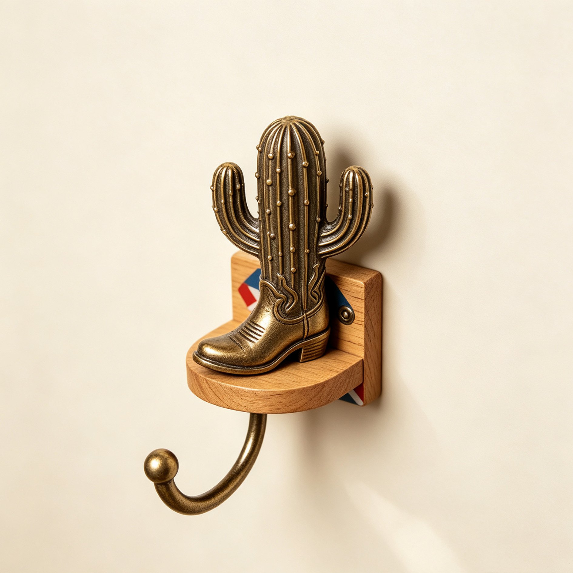 Decorative southwestern cactus wall hanger