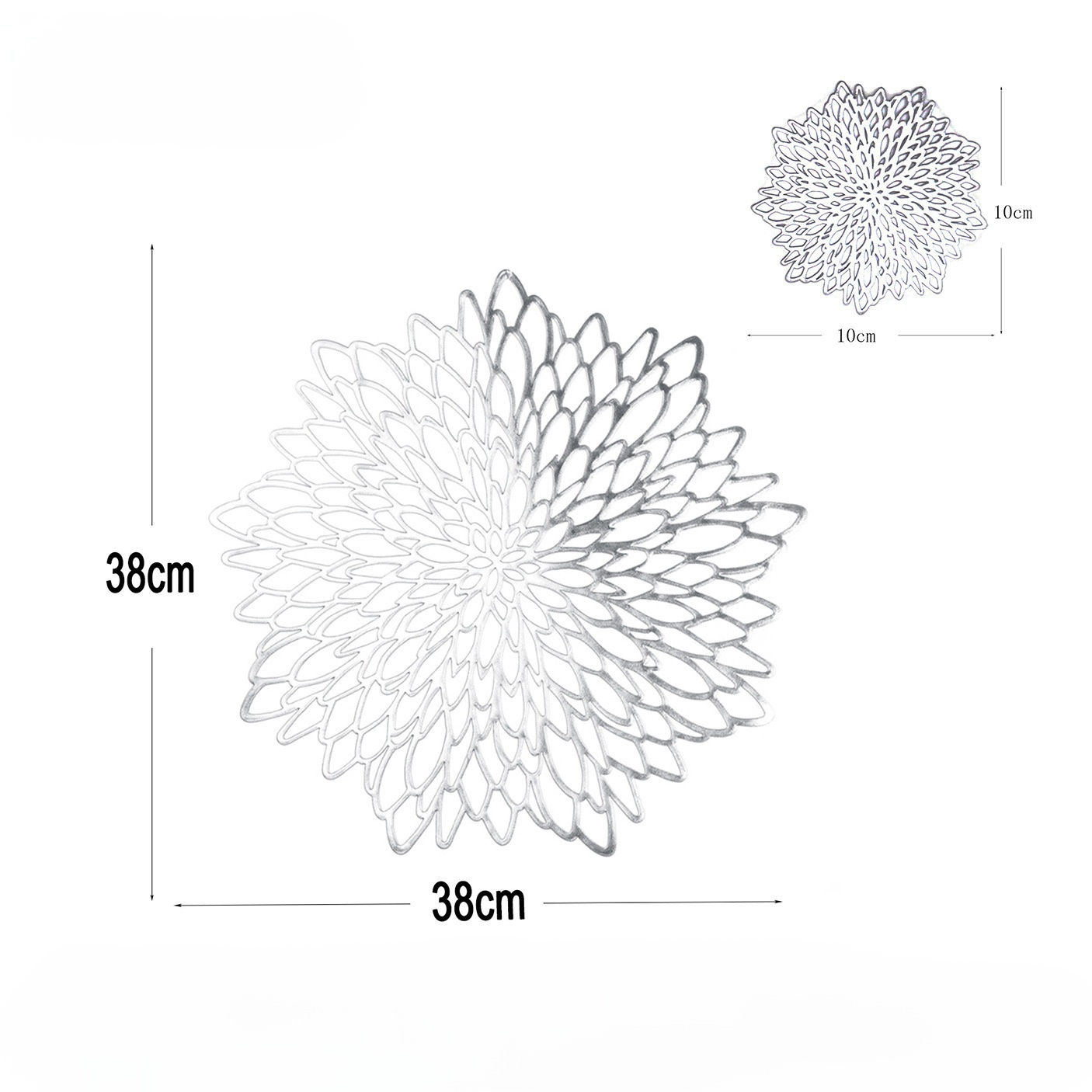 Alfombrilla de mesa hueca para comedor