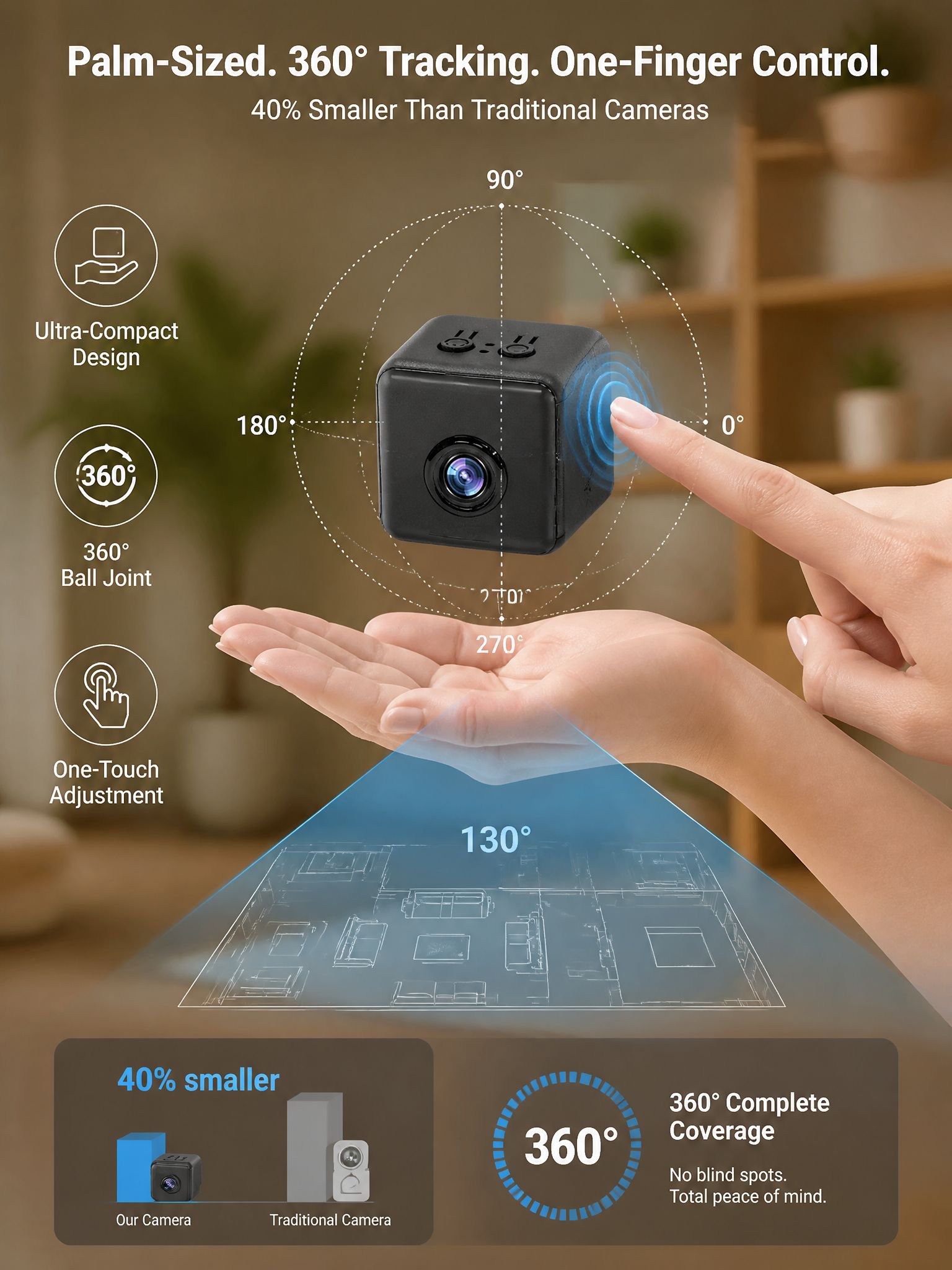 4G remote smart surveillance camera