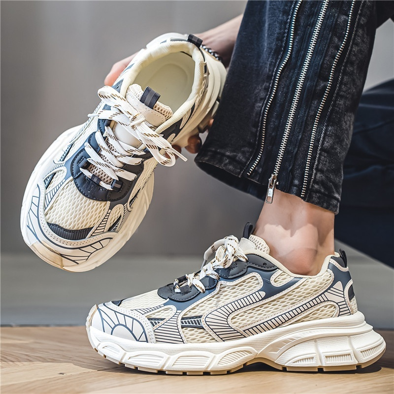 百搭老爹鞋男潮流透氣運動休閒增高男鞋