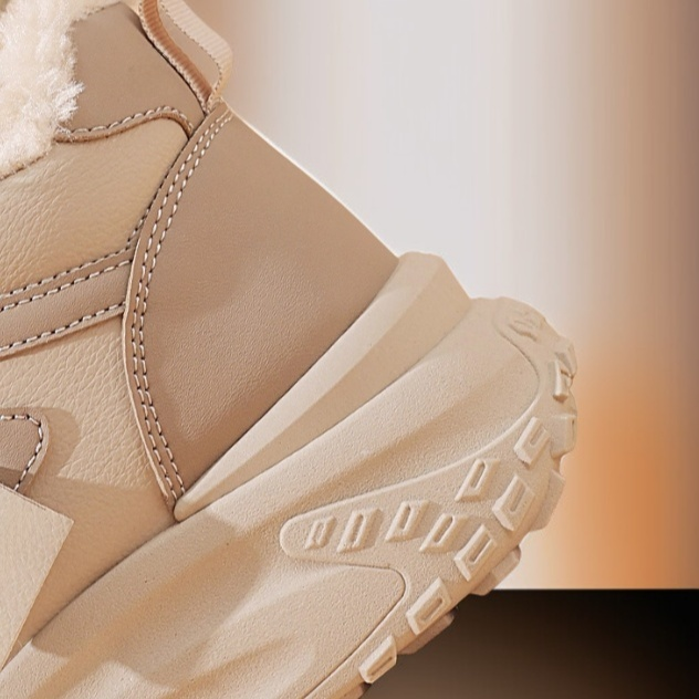 캐주얼 스포츠 플리스 안감 키높이 및 따뜻한 아빠용 신발