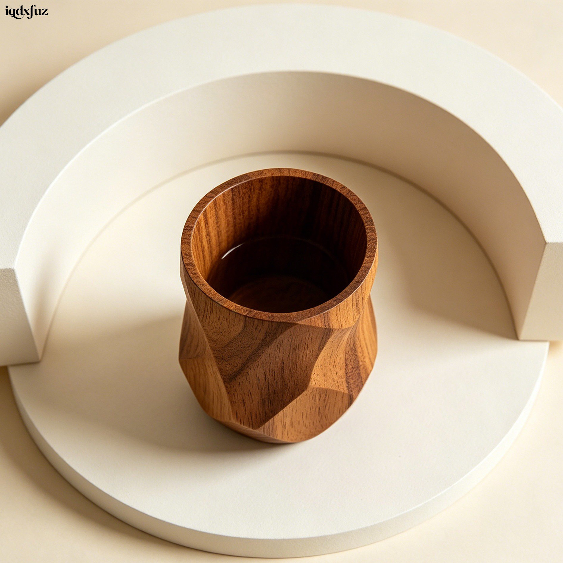 Solid wood mouthwash cups (10 pieces)