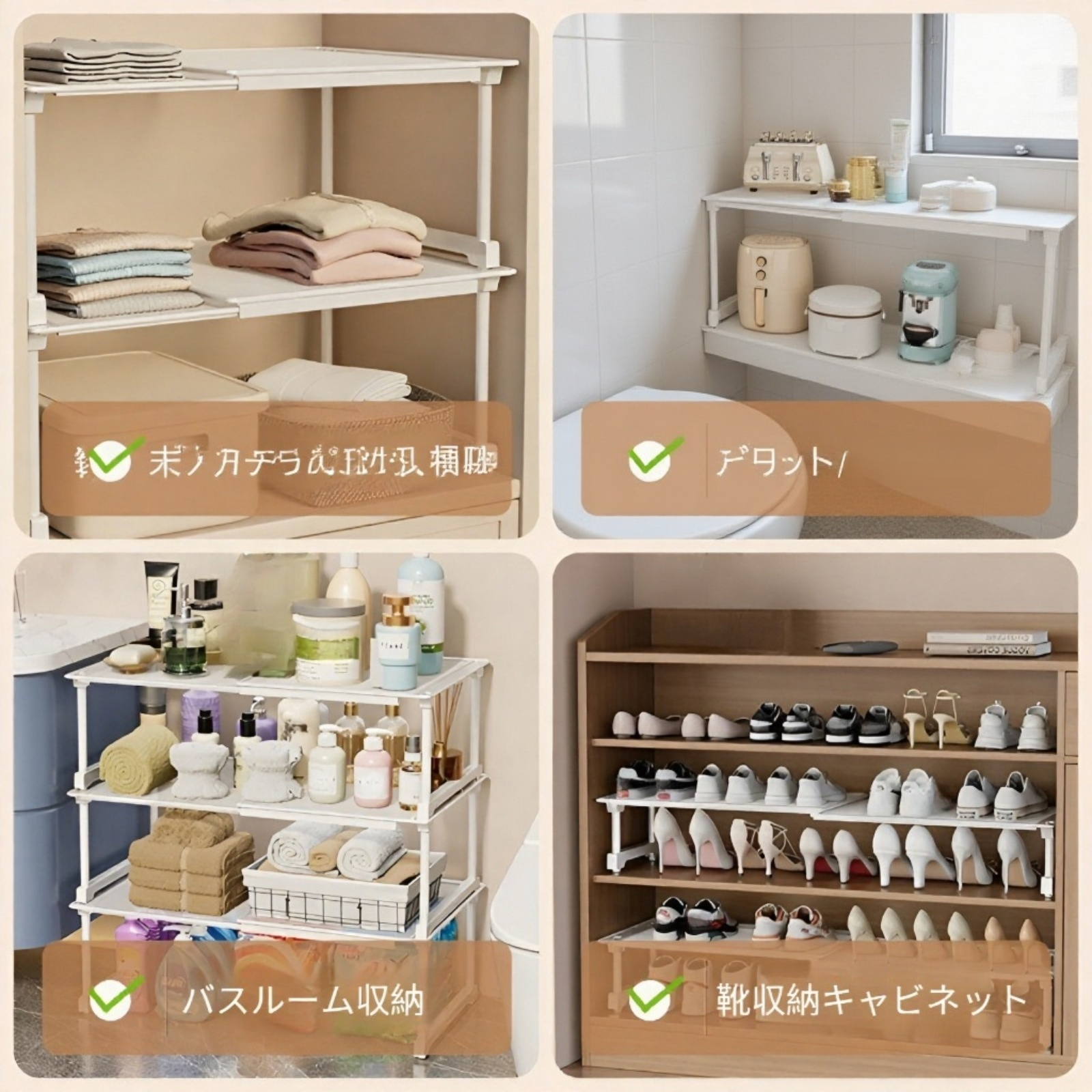 靴箱収納用仕切り板