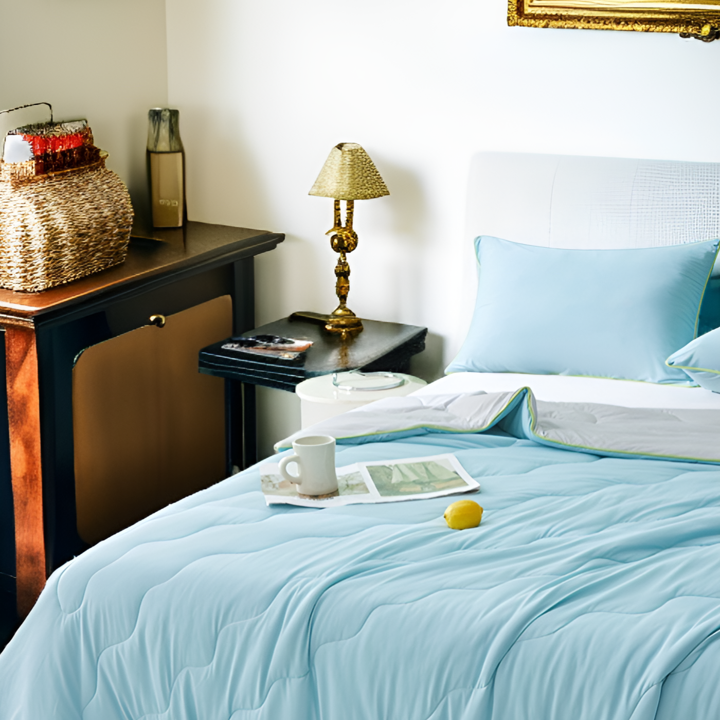 洗濯可能涼感シルク夏涼み布団