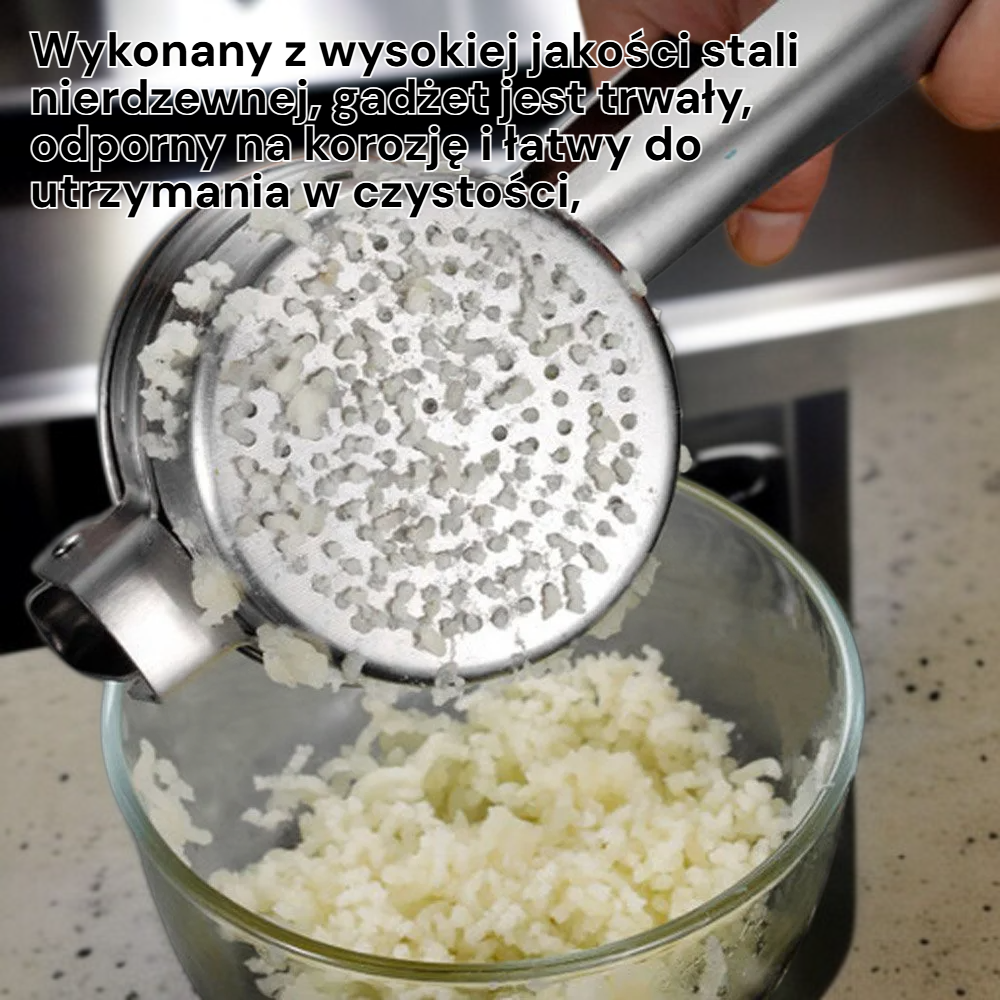Stalowa wyciskarka do ogórków i tofu, odsączarka do żywności, wyciskacz do cytryn