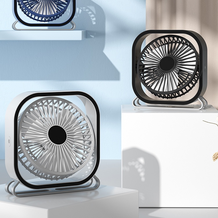 Ventilador de aire potente para escritorio, ajustable y portátil