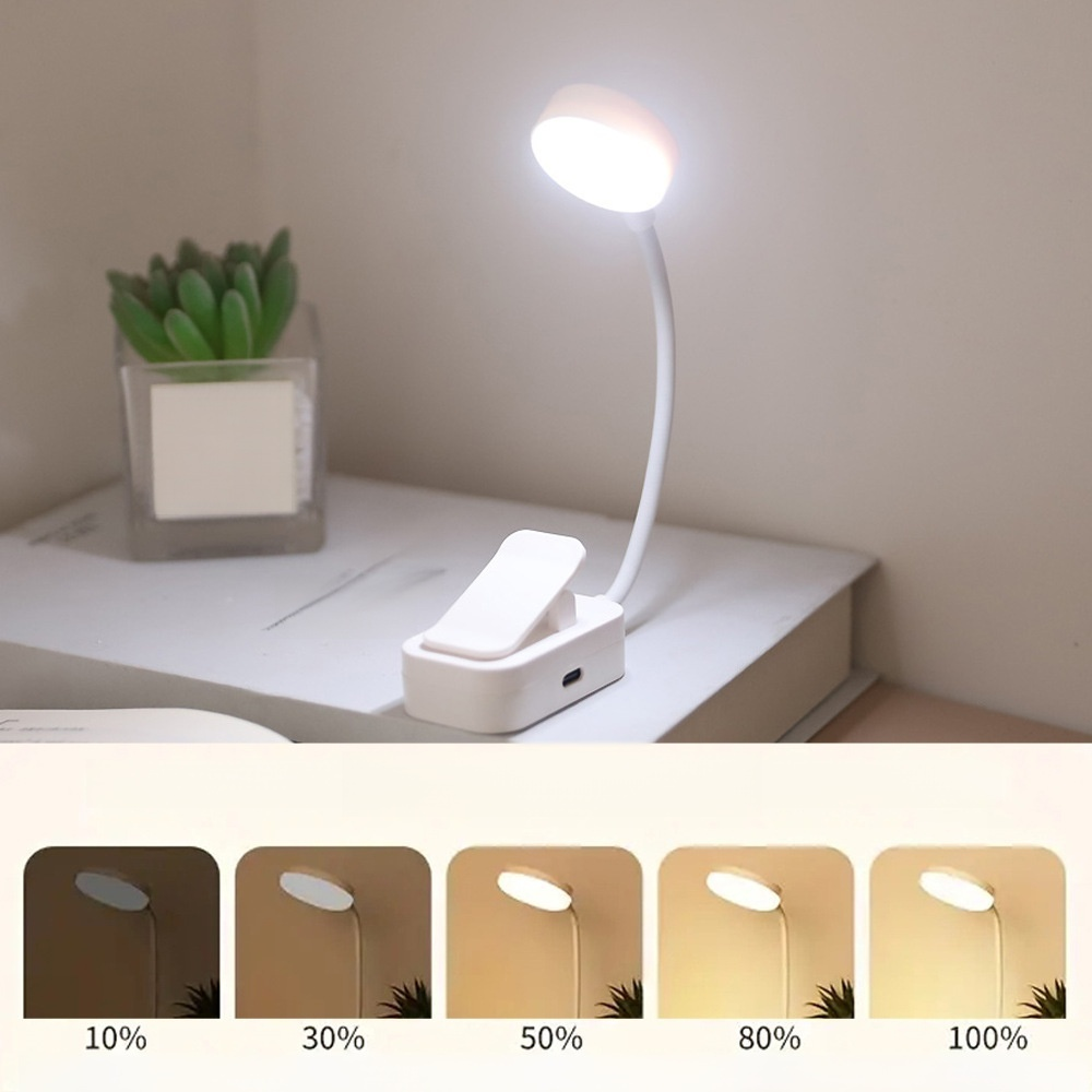 充電夾子閱讀燈 護眼夜間讀書燈