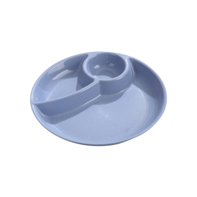 Vinegar & Sauce Gridded Plate