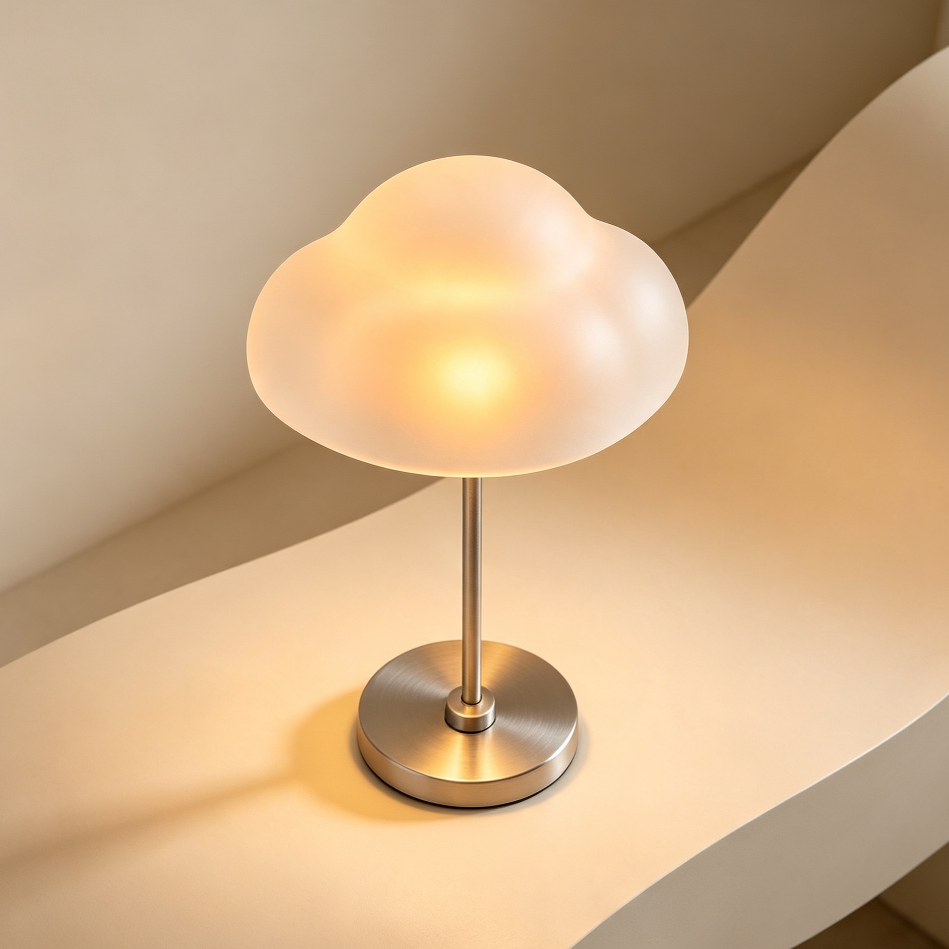 Cute cloud desktop lamp for kids room decor