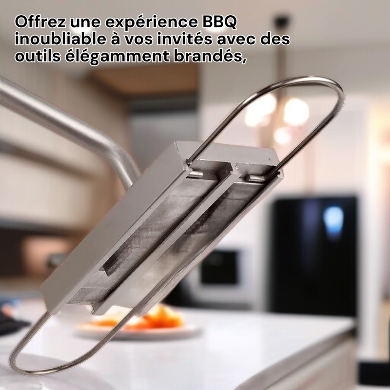 Ensemble de 3 ustensiles de barbecue de marque
