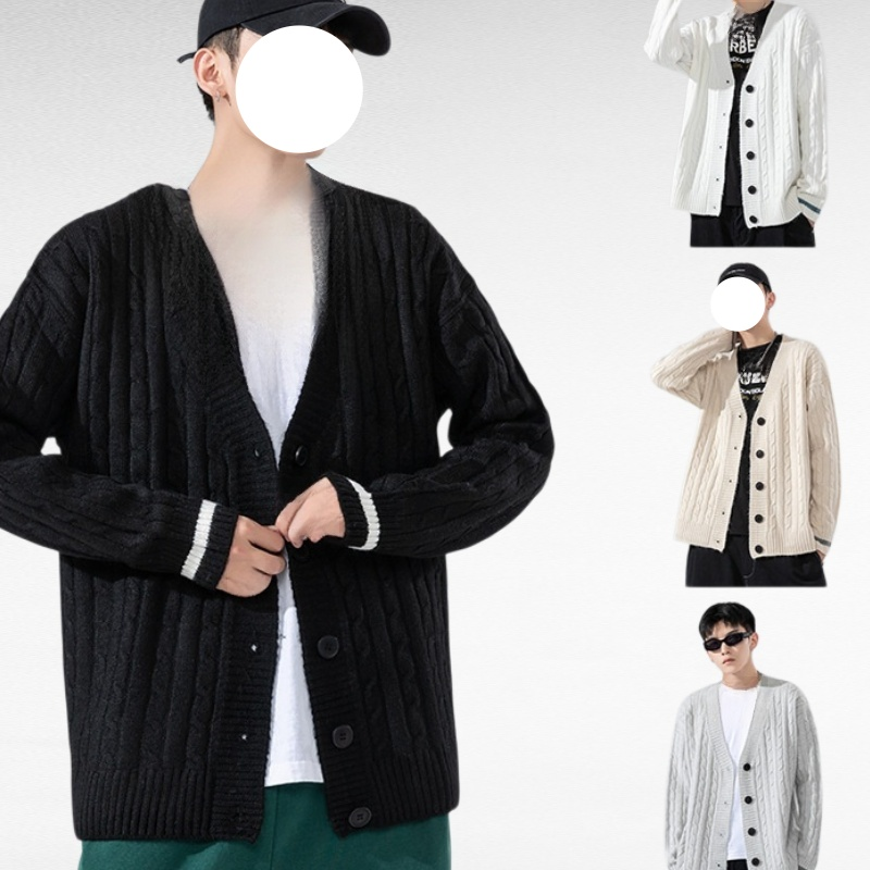 كاجيت كاكي رجالي كاجوال كنزة كاردیغان