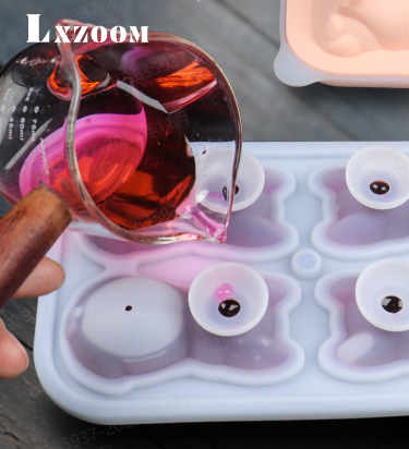 식품급 실리콘 얼음틀 4구 아이스몰드