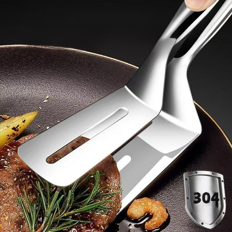 2-in-1 Fish Frying Spatula and Clips