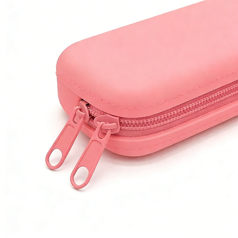 กล่องดินสอซิลิโคนพกพาใส่เครื่องเขียน