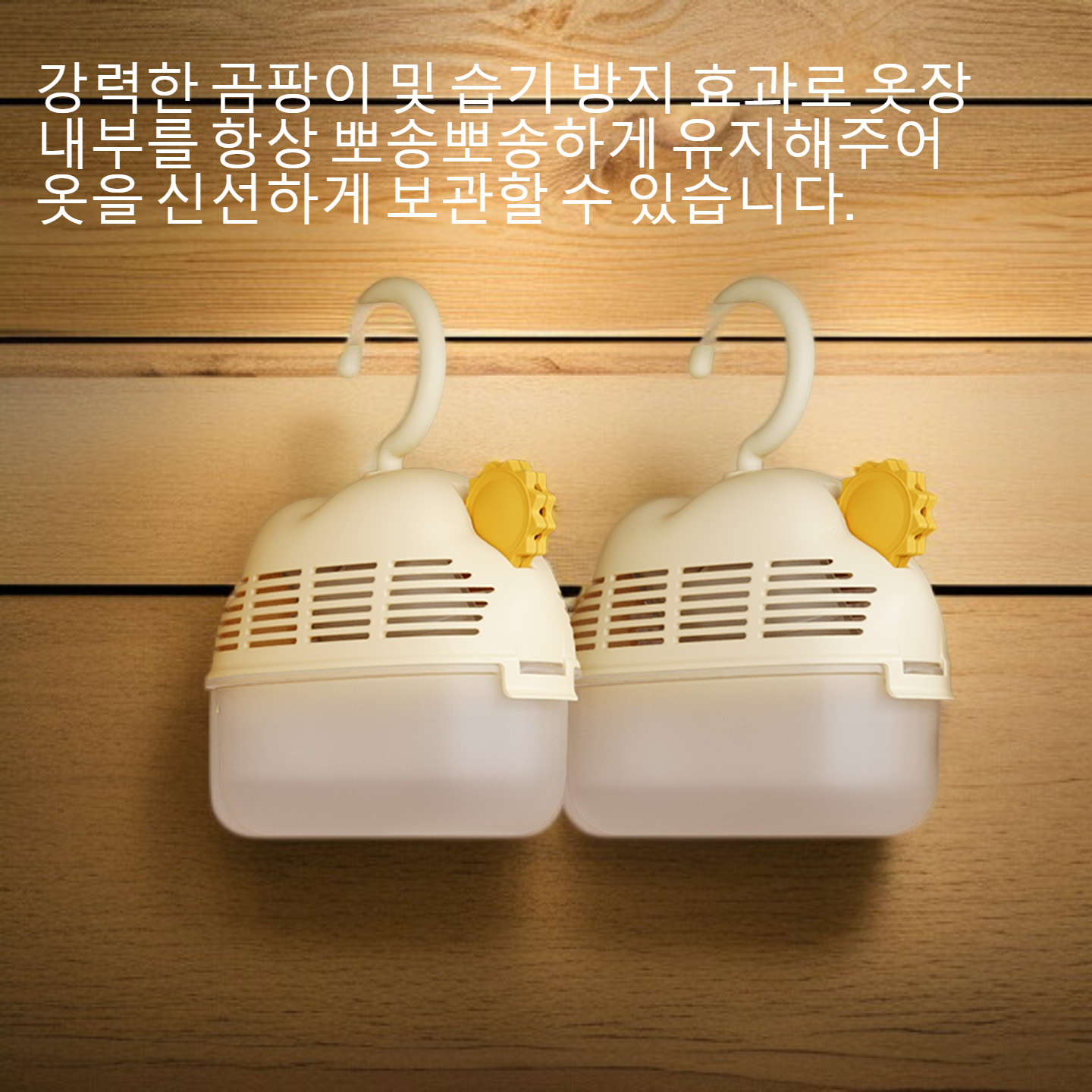 곰팡이 방지 및 습기 방지 옷장 제습기 상자