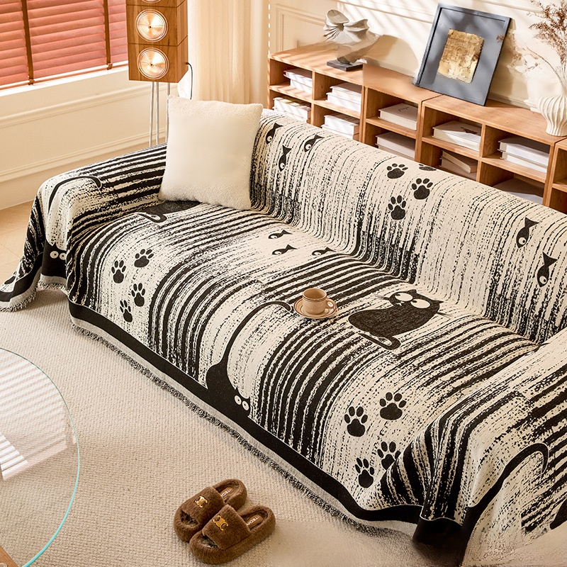 고양이 발톱 자국 방지용 두꺼운 소파 커버