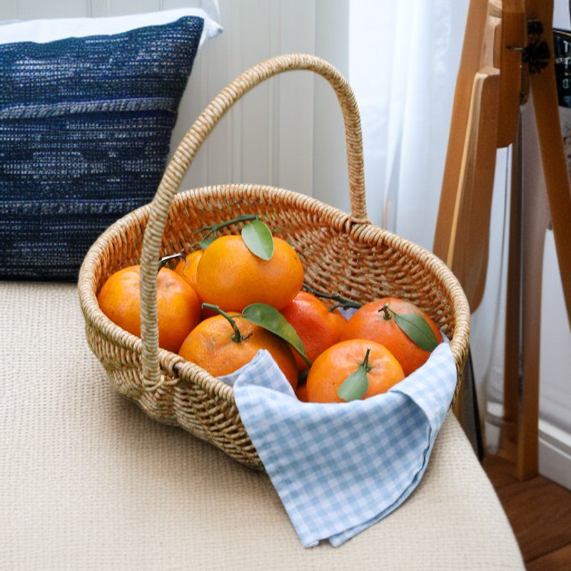 模造籐ショッピングバスケット食料品バスケットフルーツバスケット