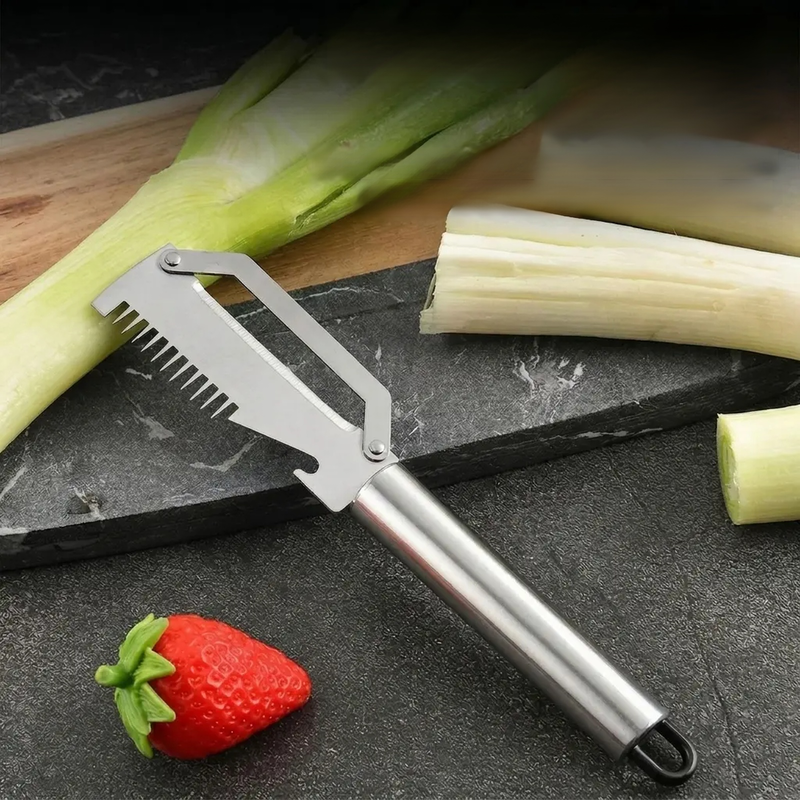 Multi-functional Stainless Steel Handle Peeler