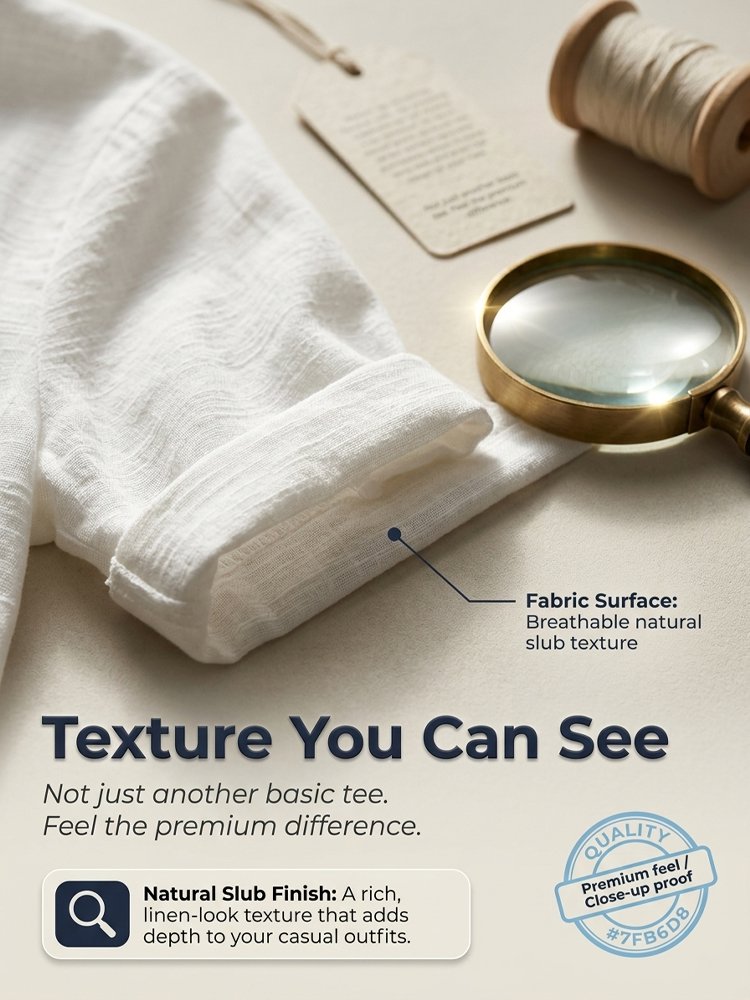 Hot-Weather Approved 100% Pure Cotton V-Neck Top - 80% OFF Flash Sale + 30-Day Risk-Free Full Refund