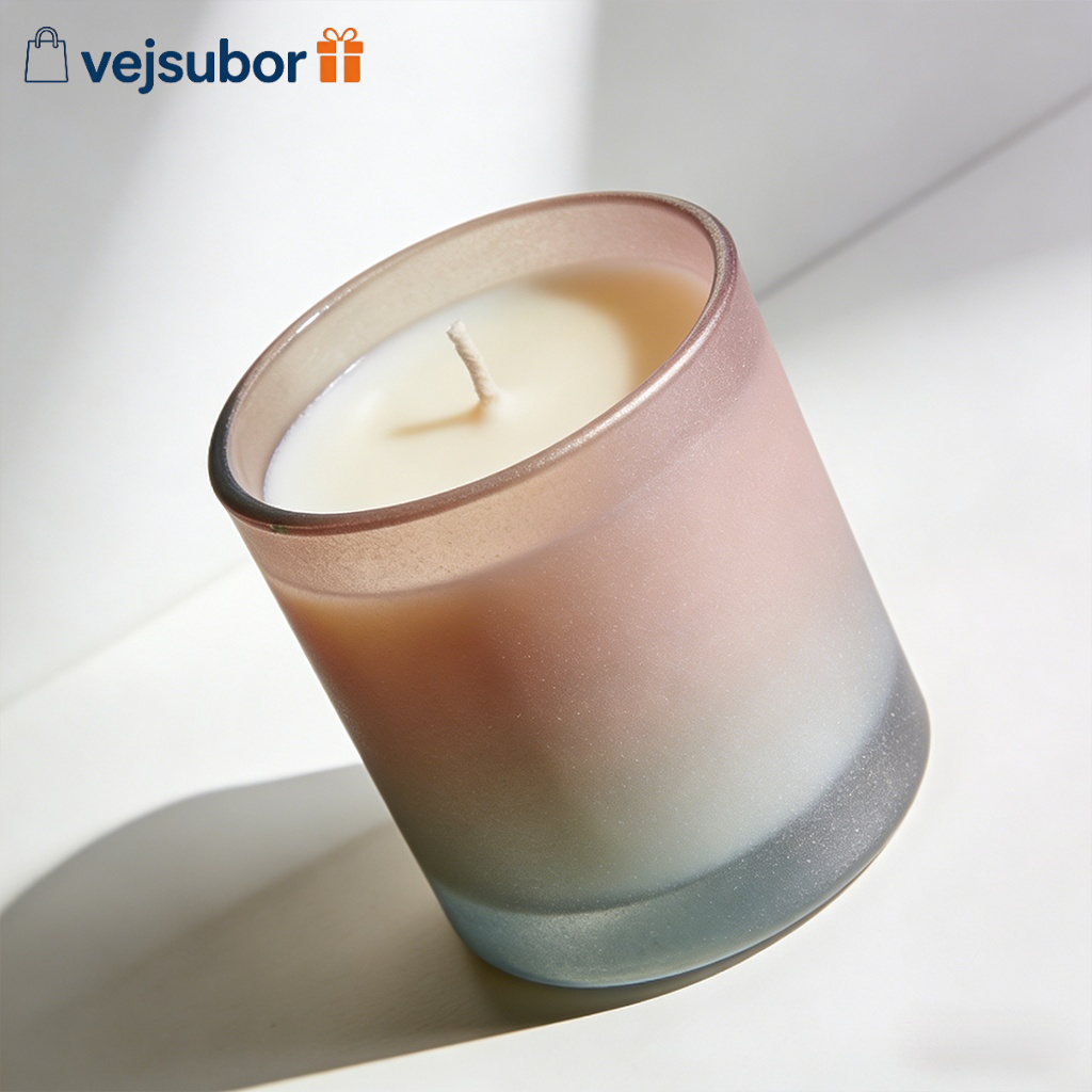 Close-up of aromatic home scented candles burning