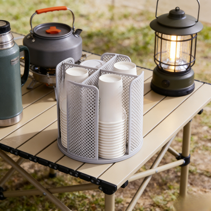 ชั้นวางของอเนกประสงค์ ถอดประกอบได้ หมุนได้ 360 องศา