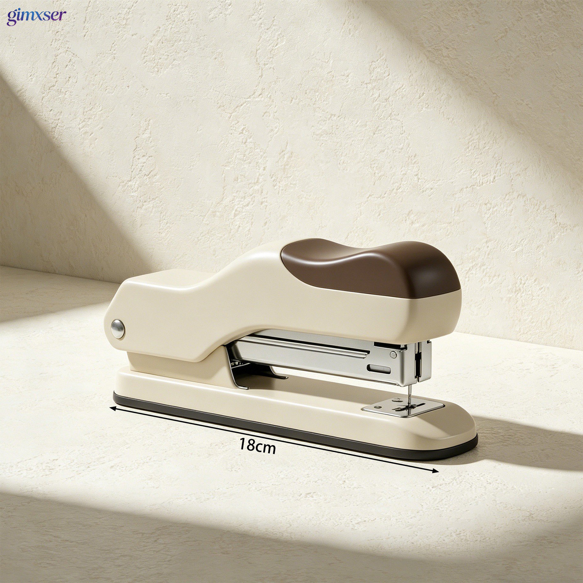 Heavy duty labor-saving stapler on a desk