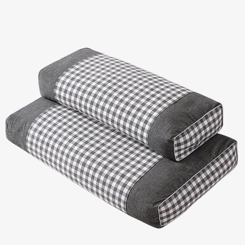 Almohada ortopédica de trigo sarraceno para protección cervical, exclusiva para hombres