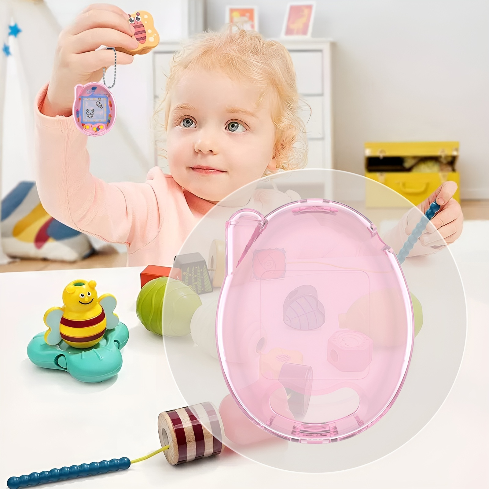 獨家硬殼透明PC防黃變全包防摔掛繩殼